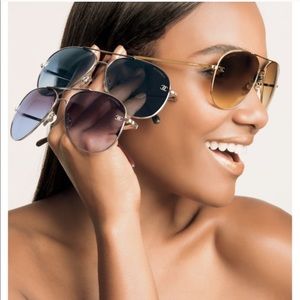 Chanel Titanium Aviators